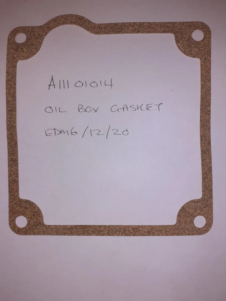 EDM OIL BOX GASKET