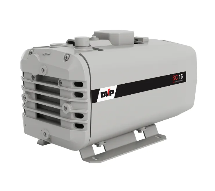 DVP SC 40 dry-running, oil-free rotary vane vacuum pump, 40 m³/h, supplied by Girovac
