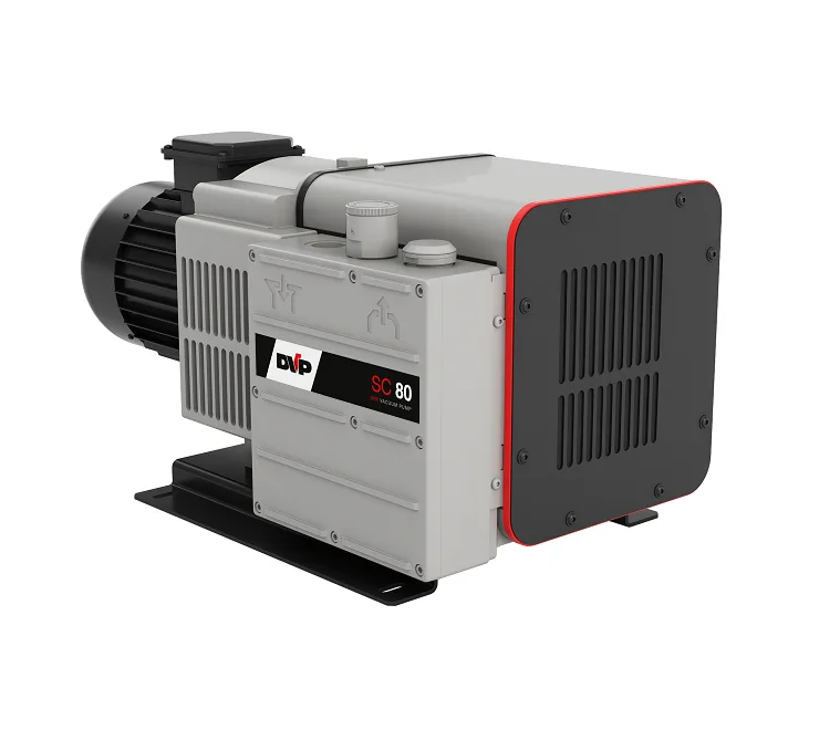 DVP SC 80 dry-running, oil-free rotary vane vacuum pump, 80 m³/h, supplied by Girovac
