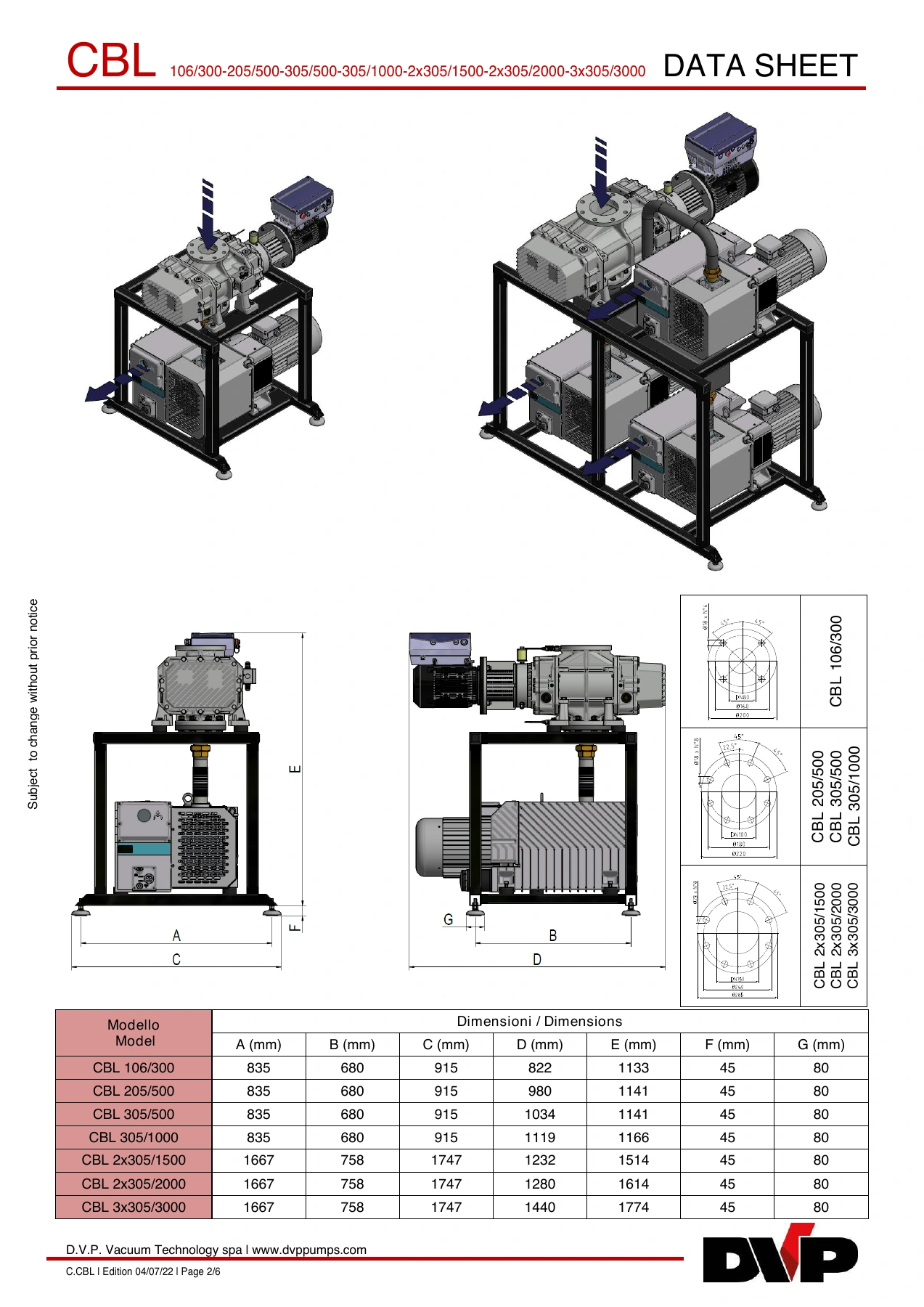 DVP C.CBL_ original technical data sheet page 2