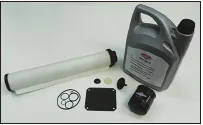 MIL’S E100.R usual-maintenance kit illustration from manufacturer catalogue
