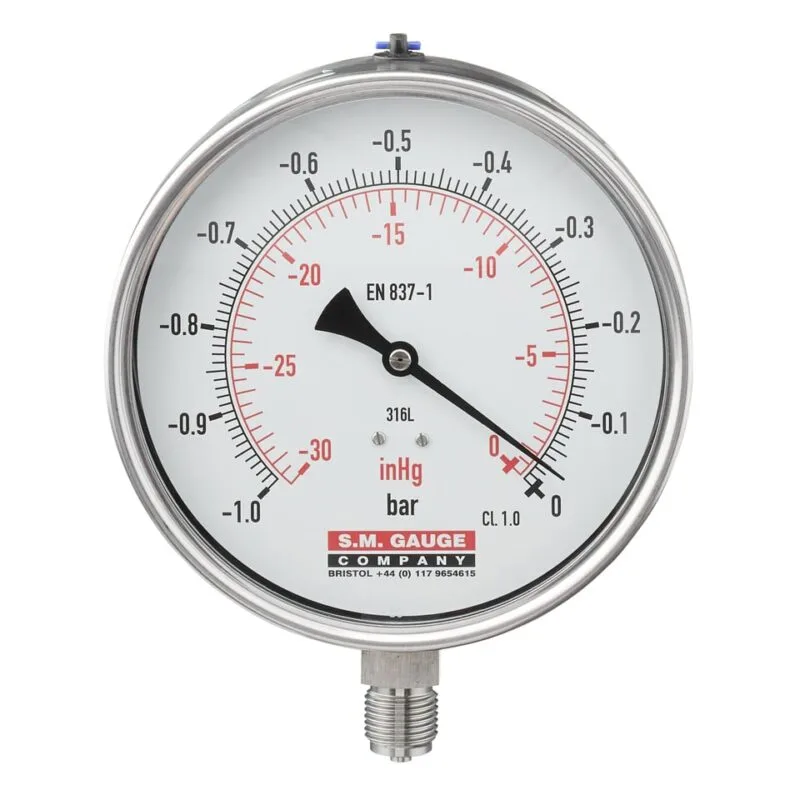 SM Gauge Stainless Steel Vacuum Gauge