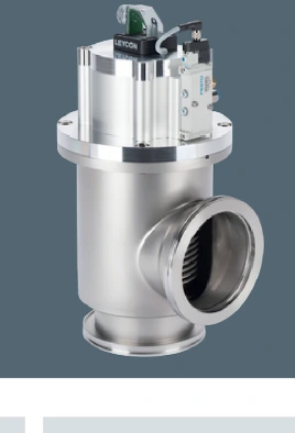 Leybold ISO-K electropneumatic angle valve